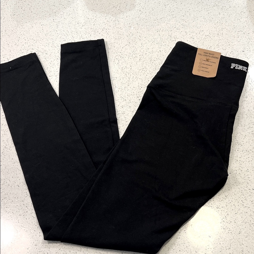 PINK Victoria's Secret Classic Black Leggings